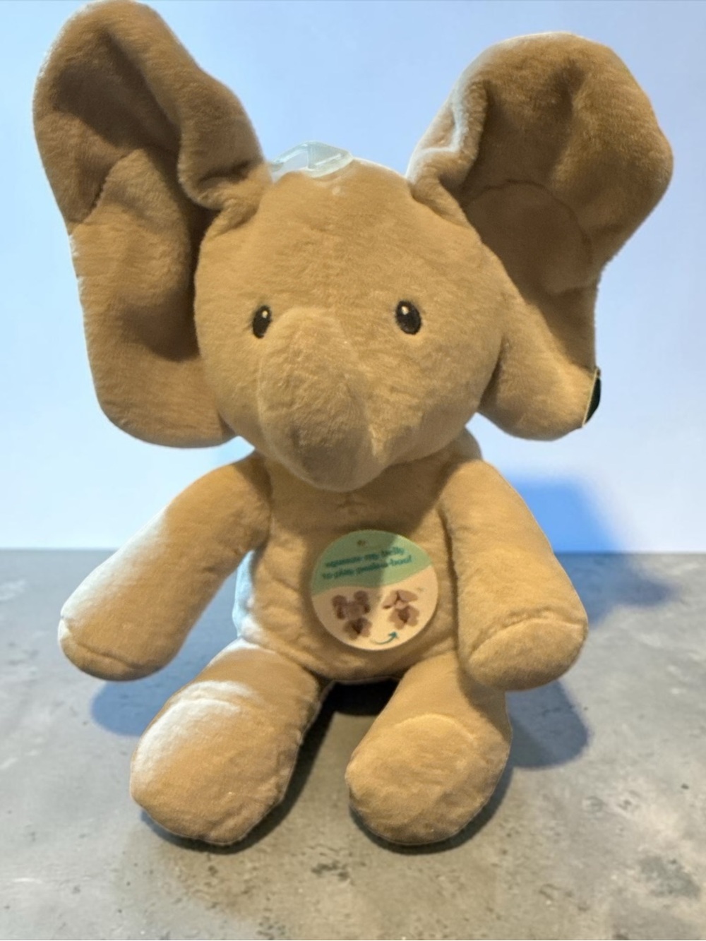 GUND - BABY PEEK-A-BOO FLAPPY ELEPHANT PLUSH 7